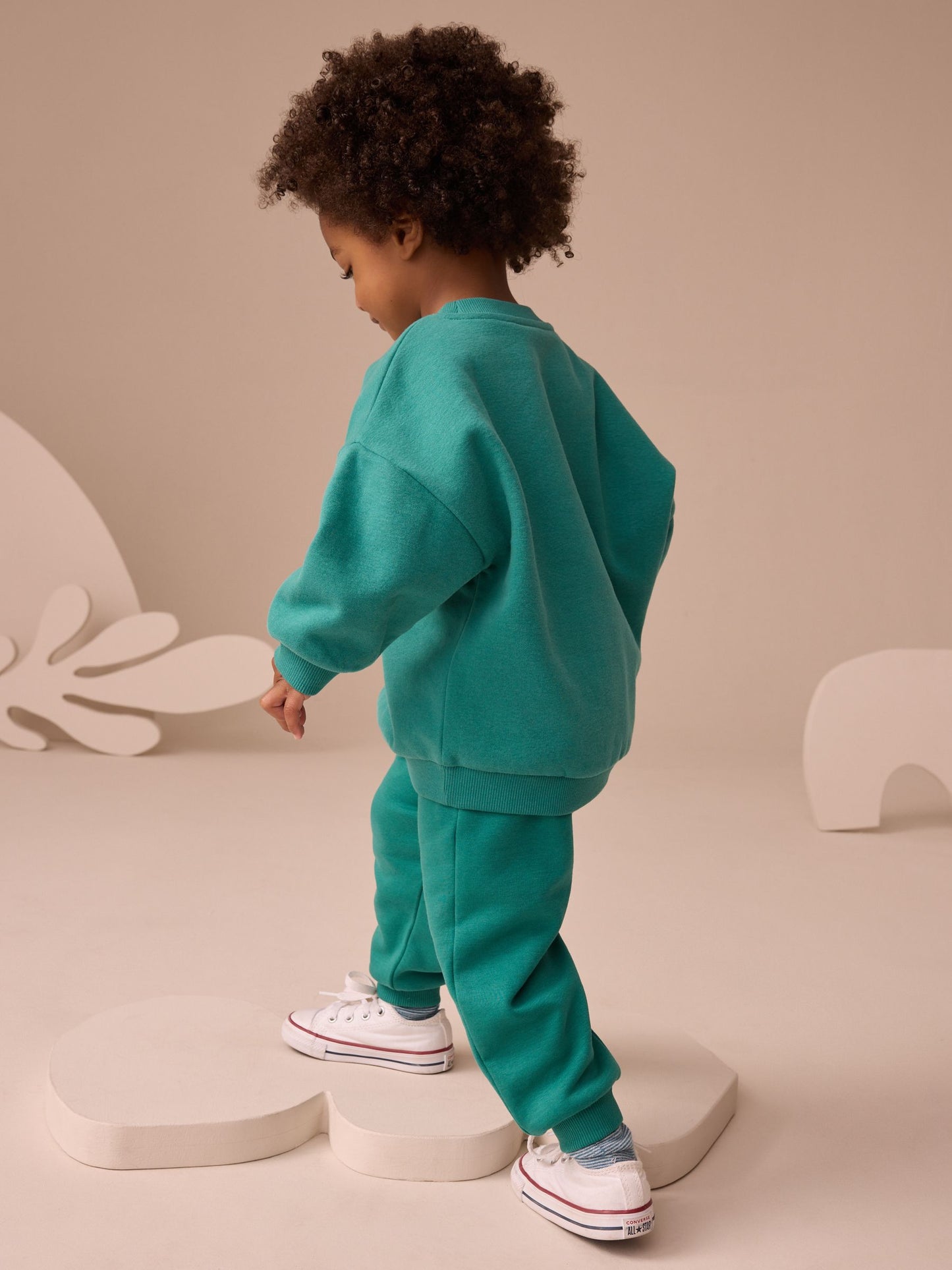 Dsiney Kidz - Green Single Printed Crew Neck Sweat Top & Jogger Sets (3mths-7yrs) image 3