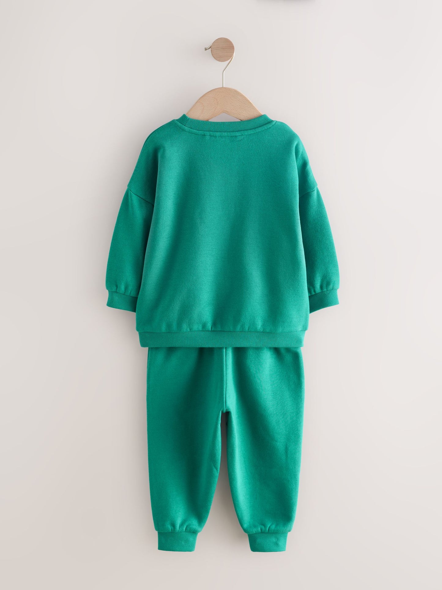 Dsiney Kidz - Green Single Printed Crew Neck Sweat Top & Jogger Sets (3mths-7yrs) image 6