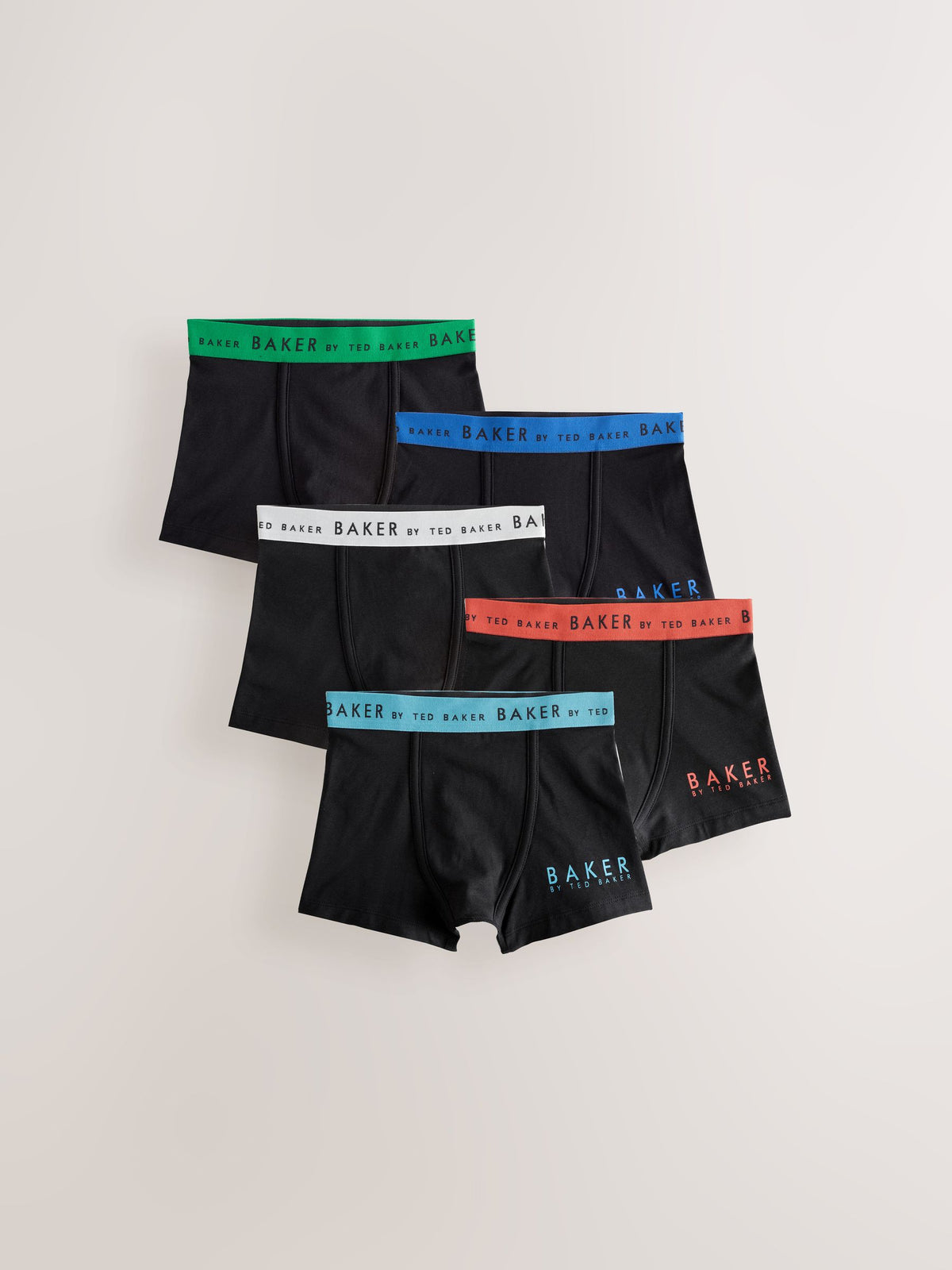 Dsiney Kidz - Baker by Ted Baker Black/Multi Boxers 5 Pack image 1