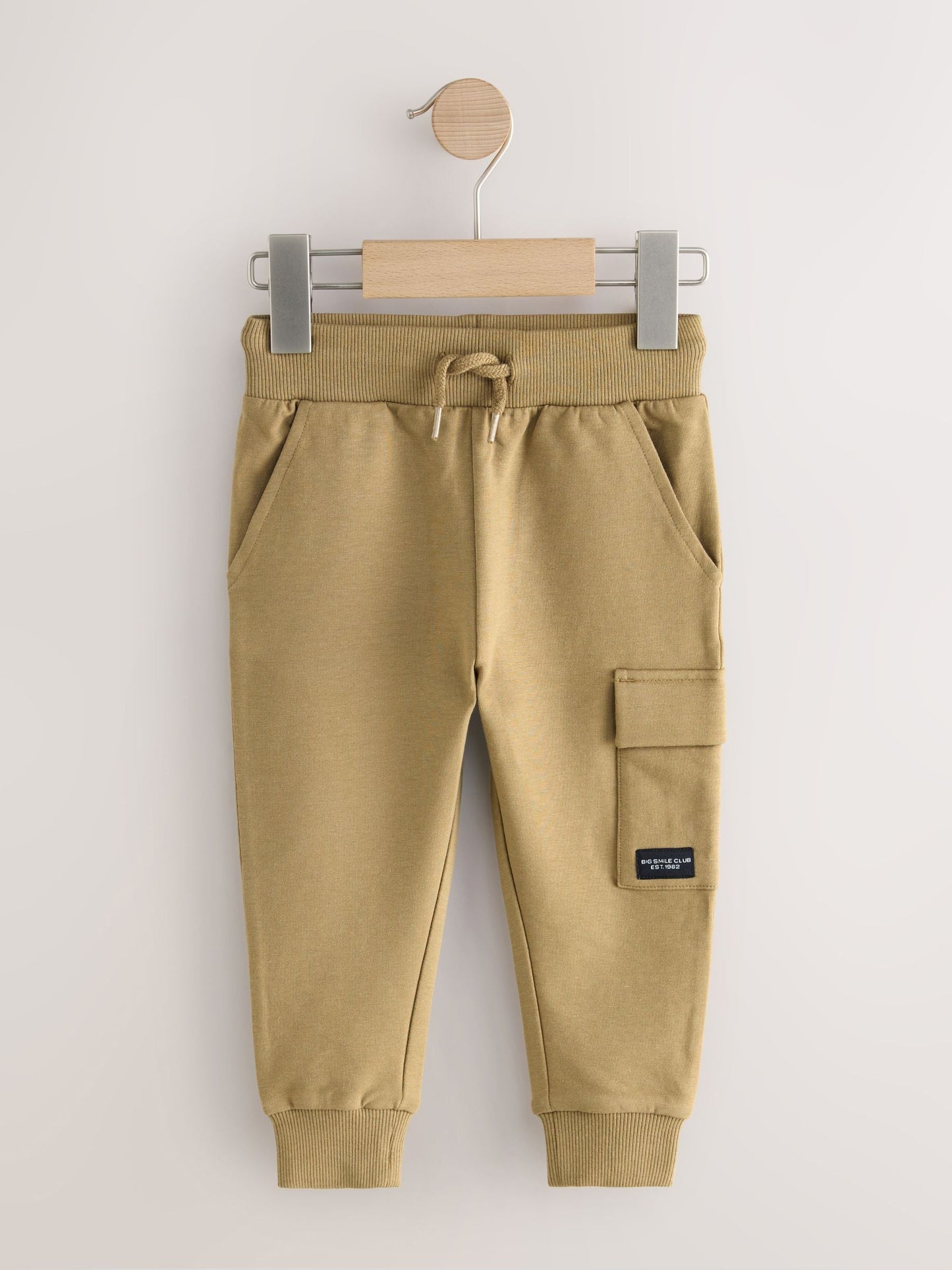 Black/Grey Marl/Tan Brown Skinny Fit Joggers 5 Pack (3mths-7yrs) image 2