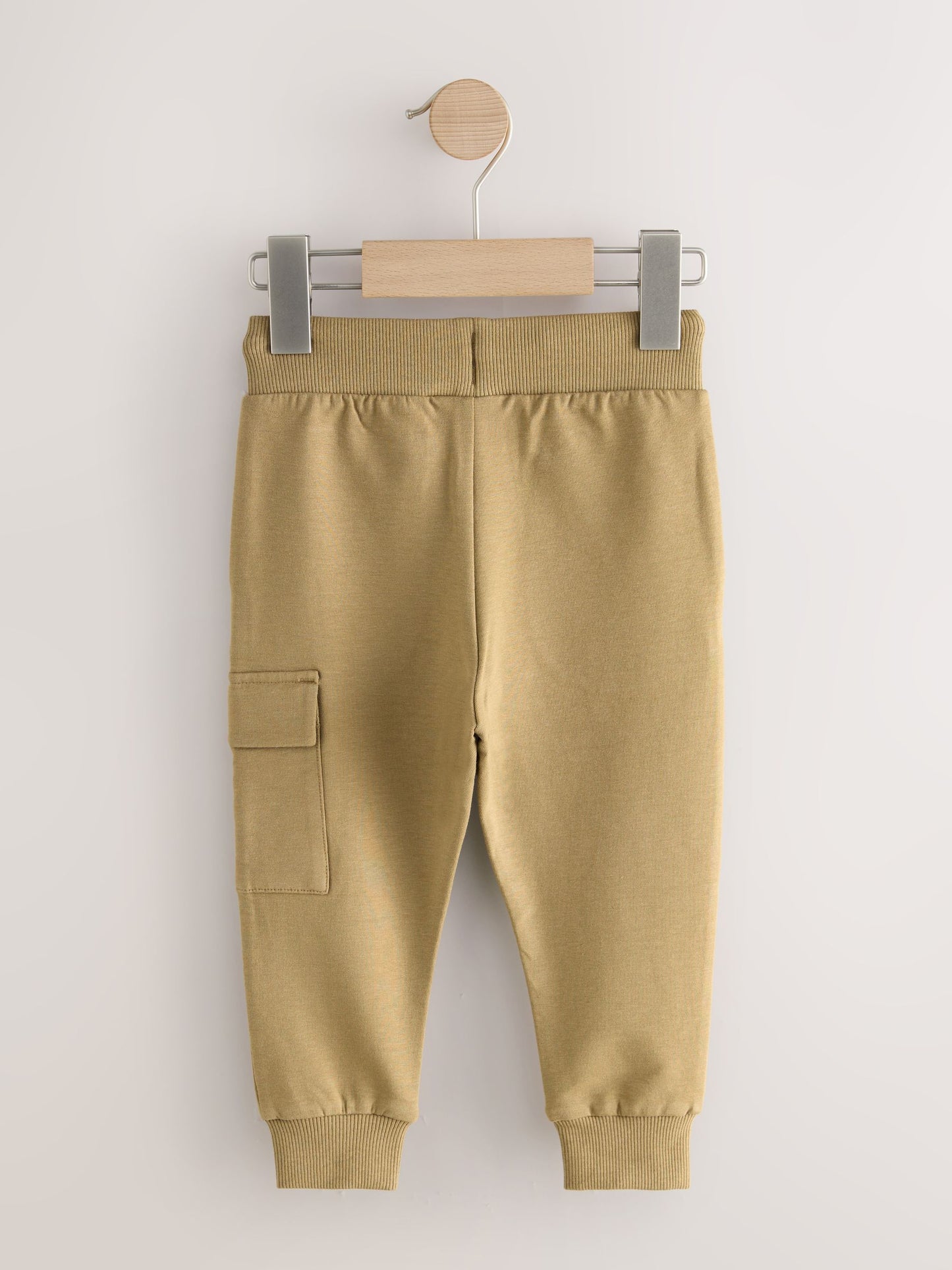 Black/Grey Marl/Tan Brown Skinny Fit Joggers 5 Pack (3mths-7yrs) image 3