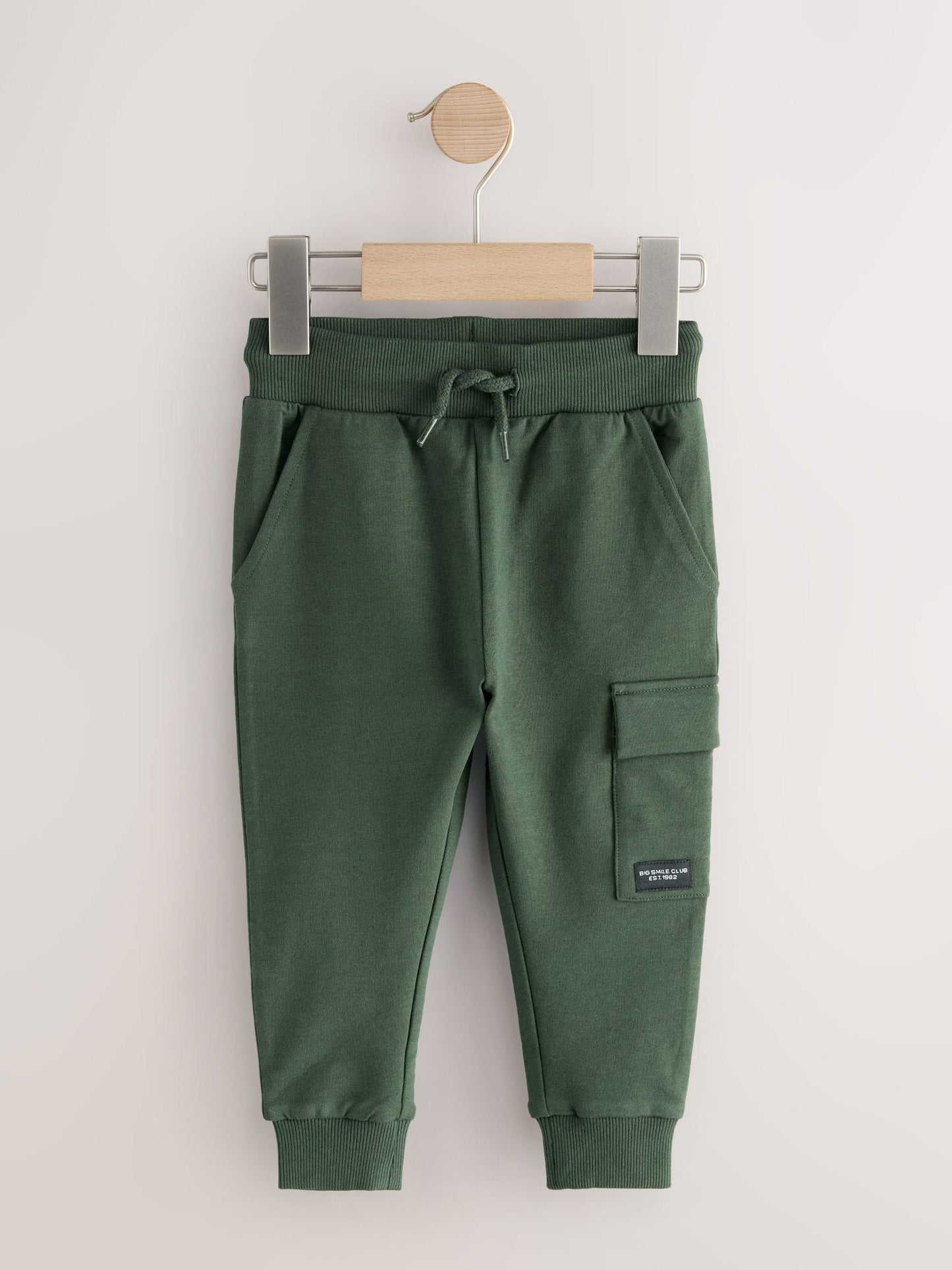 Black/Grey Marl/Tan Brown Skinny Fit Joggers 5 Pack (3mths-7yrs) image 4