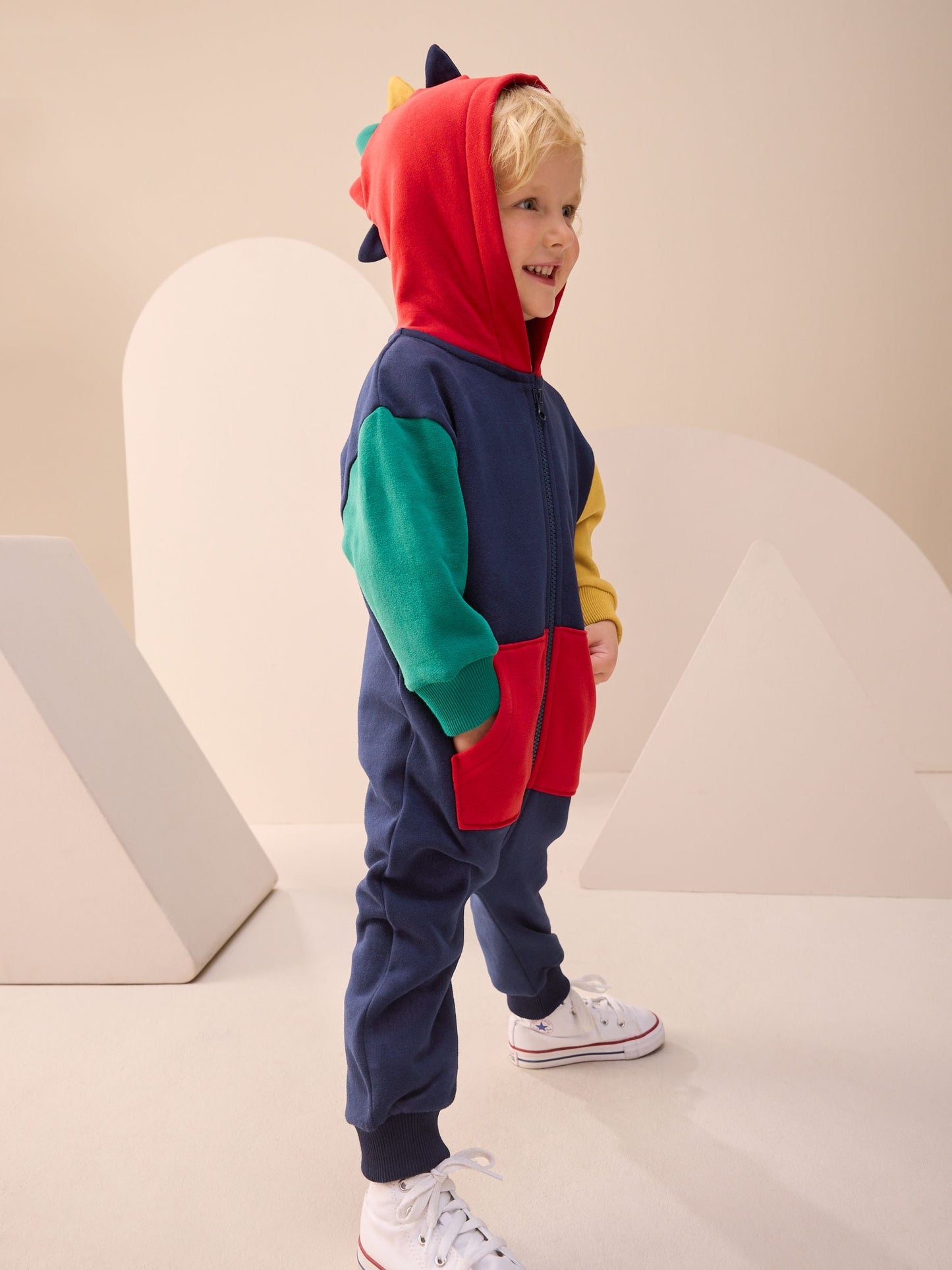 Multi Colourblock All-In-One (3mths-7yrs) image 3