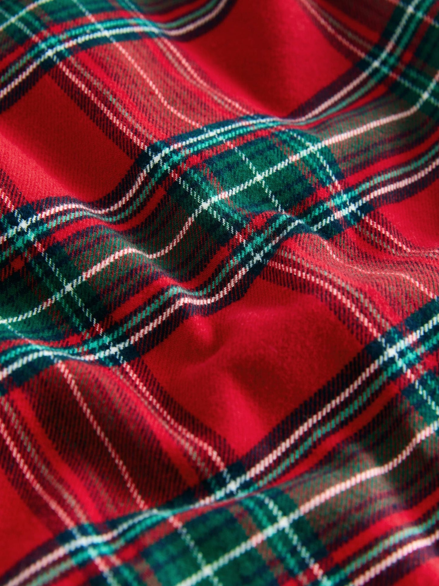 Red Check Single Button Through Xmas Pyjamas (9mths-16yrs)