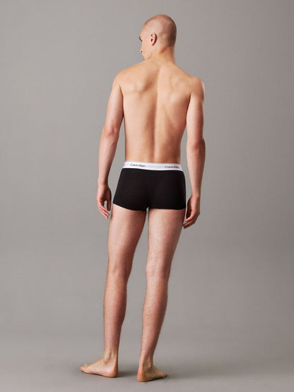 Dsiney Kidz - Calvin Klein White Icon Cotton Stretch Low Rise Boxer Trunks 3 Pack image 4