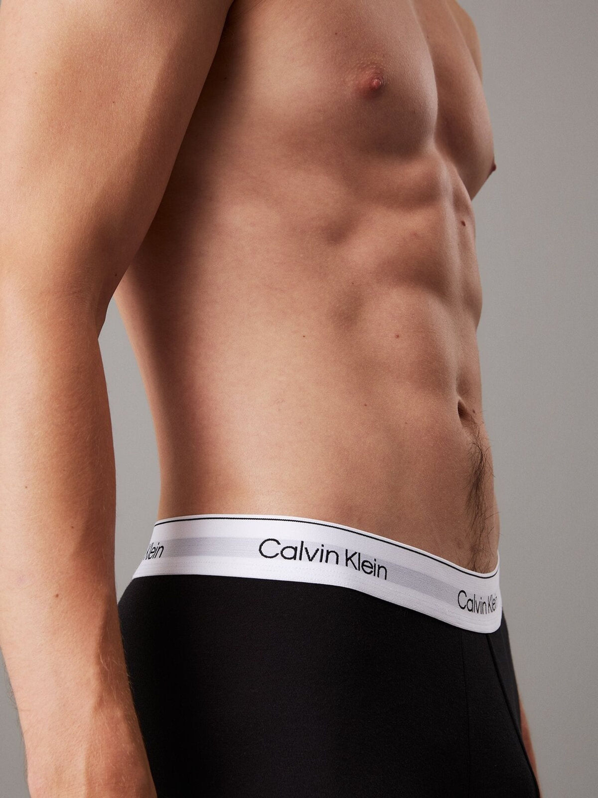 Dsiney Kidz - Calvin Klein White Icon Cotton Stretch Low Rise Boxer Trunks 3 Pack image 5
