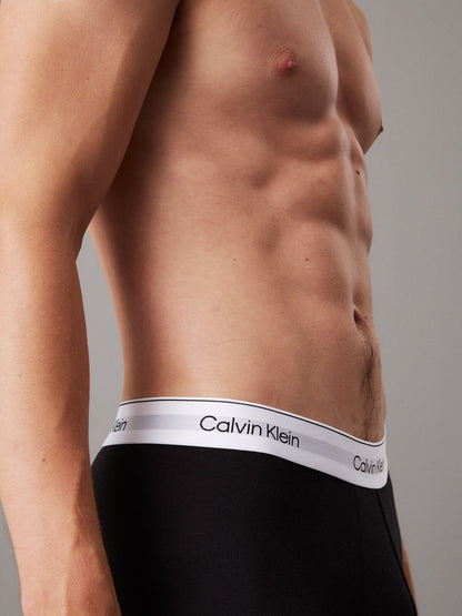 Dsiney Kidz - Calvin Klein White Icon Cotton Stretch Low Rise Boxer Trunks 3 Pack image 5