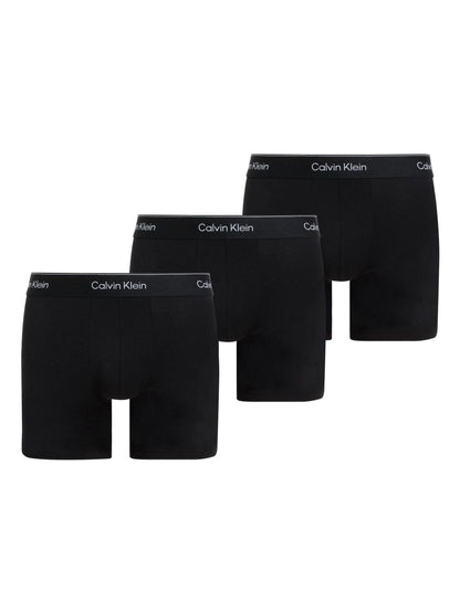 Dsiney Kidz - Calvin Klein Black Tonal Icon Cotton Stretch Boxer Briefs 3 Pack image 1
