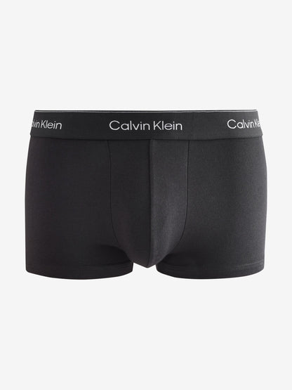 Dsiney Kidz - Calvin Klein Black/Blue/Dark Blue Icon Cotton Stretch Low Rise Boxer Trunks 3 Pack image 6