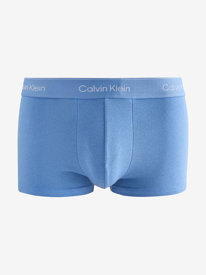 Dsiney Kidz - Calvin Klein Black/Blue/Dark Blue Icon Cotton Stretch Low Rise Boxer Trunks 3 Pack image 7