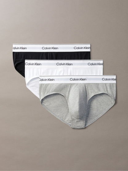 Dsiney Kidz - Calvin Klein Black/White/Grey Hip Briefs 3 Pack image 1