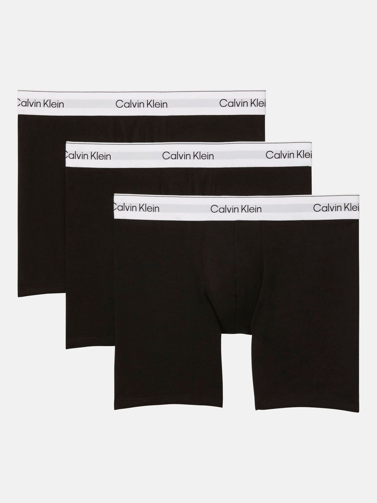 Dsiney Kidz - Calvin Klein Black Icon Cotton Stretch Boxer Briefs 3 Pack image 1