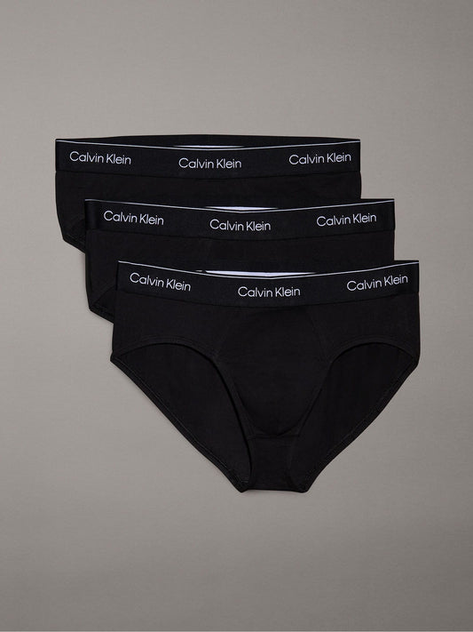 Disney Kidz - Calvin Klein Black Tonal Hip Briefs 3 Pack image 1