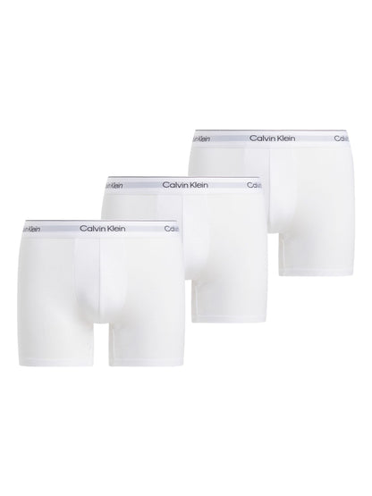 Dsiney Kidz - Calvin Klein White Icon Cotton Stretch Boxer Briefs 3 Pack image 1