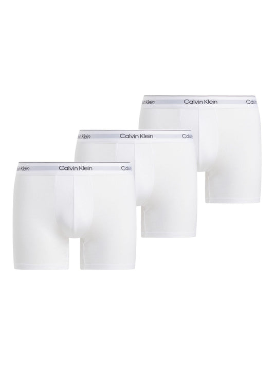 Disney Kidz - Calvin Klein White Icon Cotton Stretch Boxer Briefs 3 Pack image 1