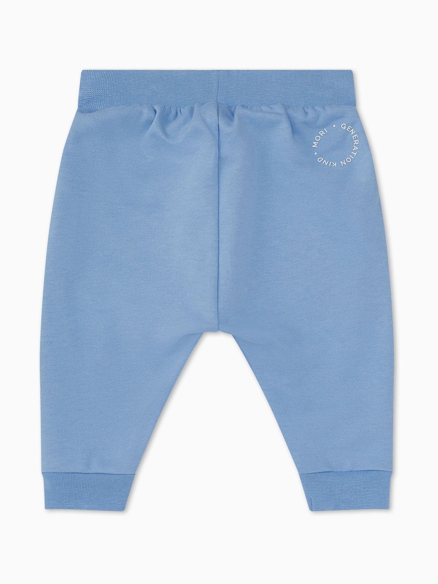 MORI Blue 100% Cotton Comfy Joggers image 6