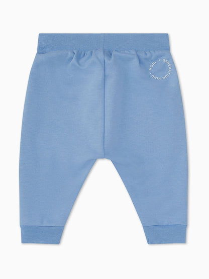 MORI Blue 100% Cotton Comfy Joggers image 6