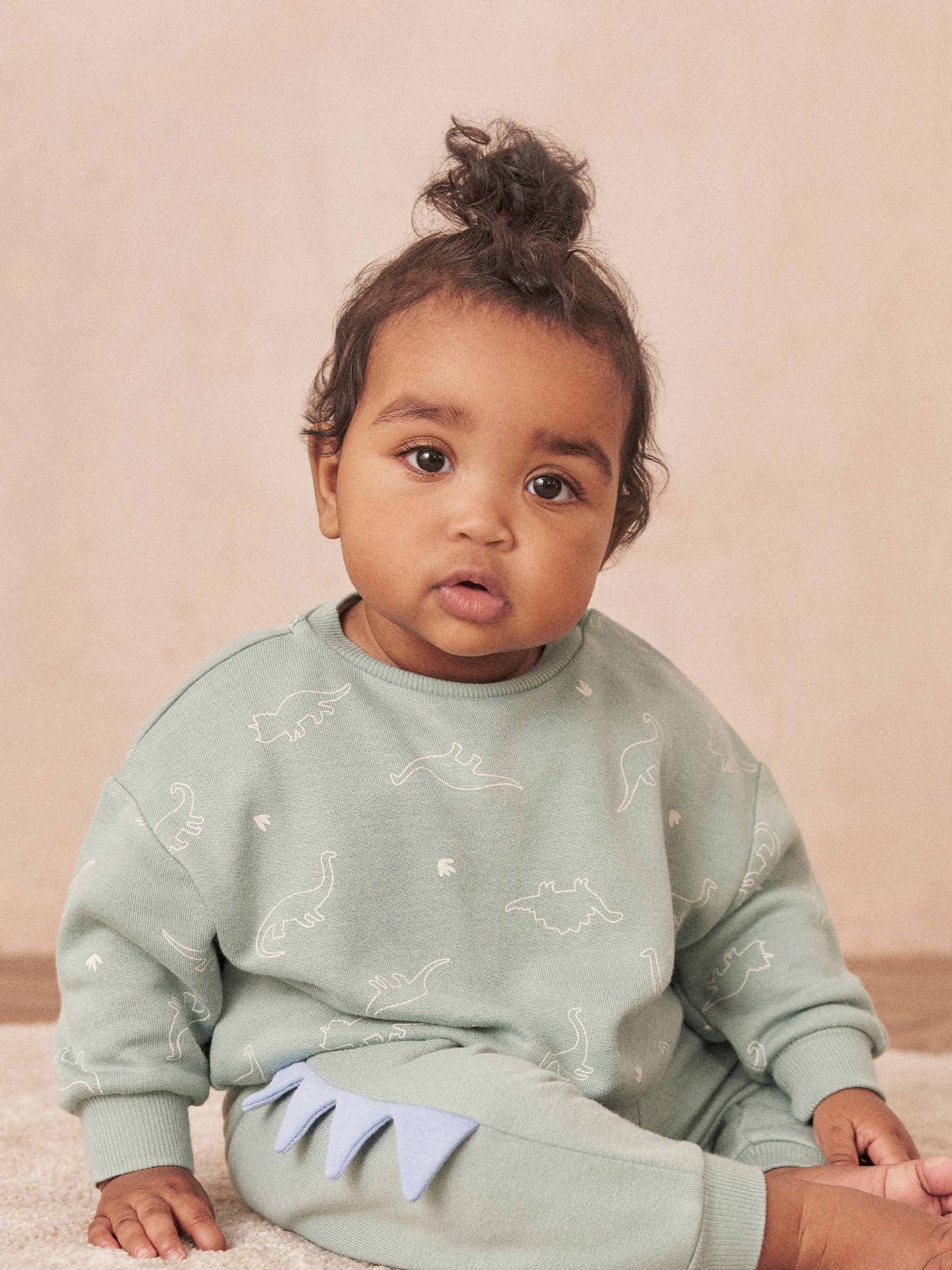 Dsiney Kidz - MORI Green Dinosaur Sweatshirt image 1