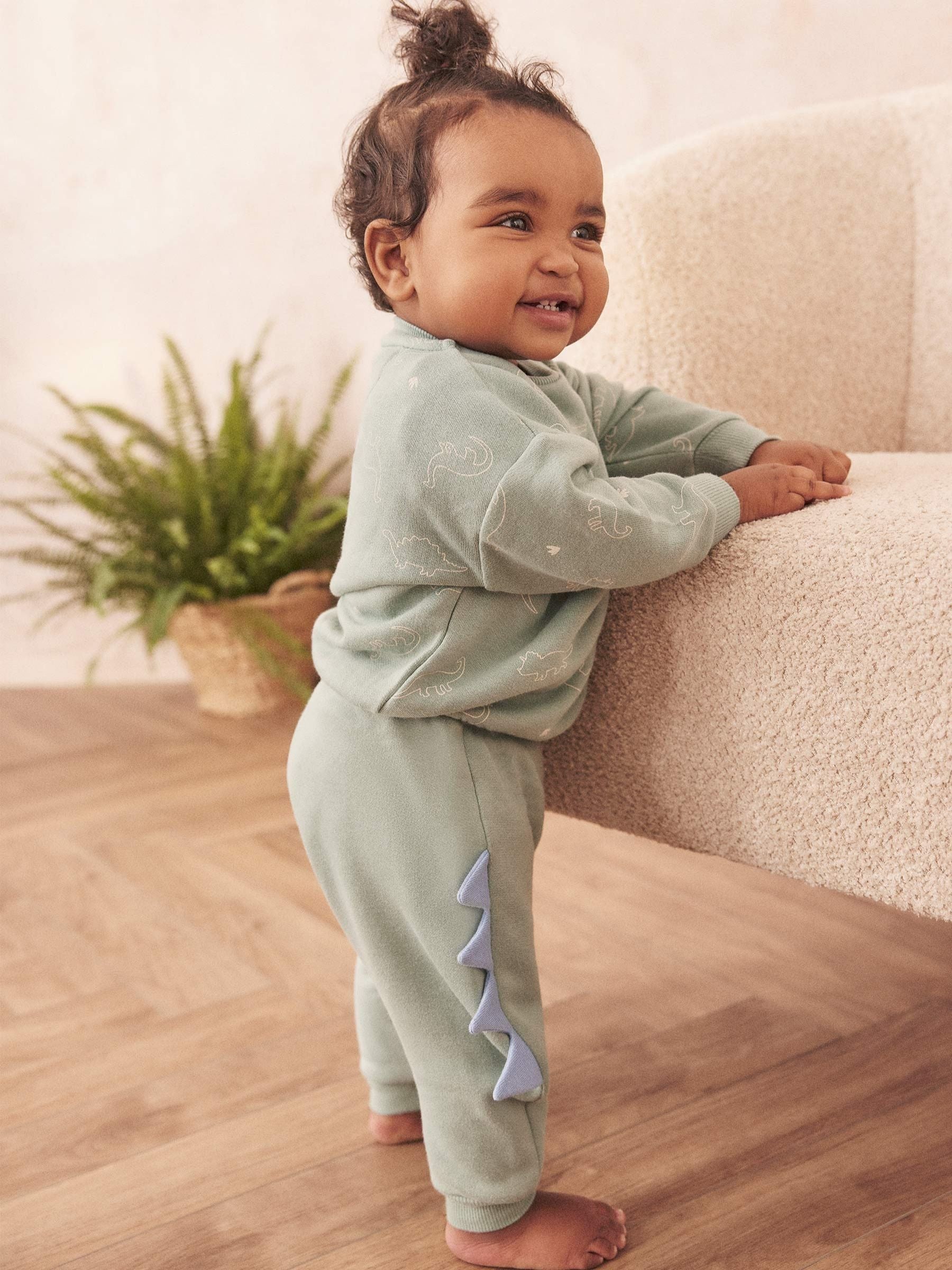 Dsiney Kidz - MORI Green Dinosaur Sweatshirt image 3