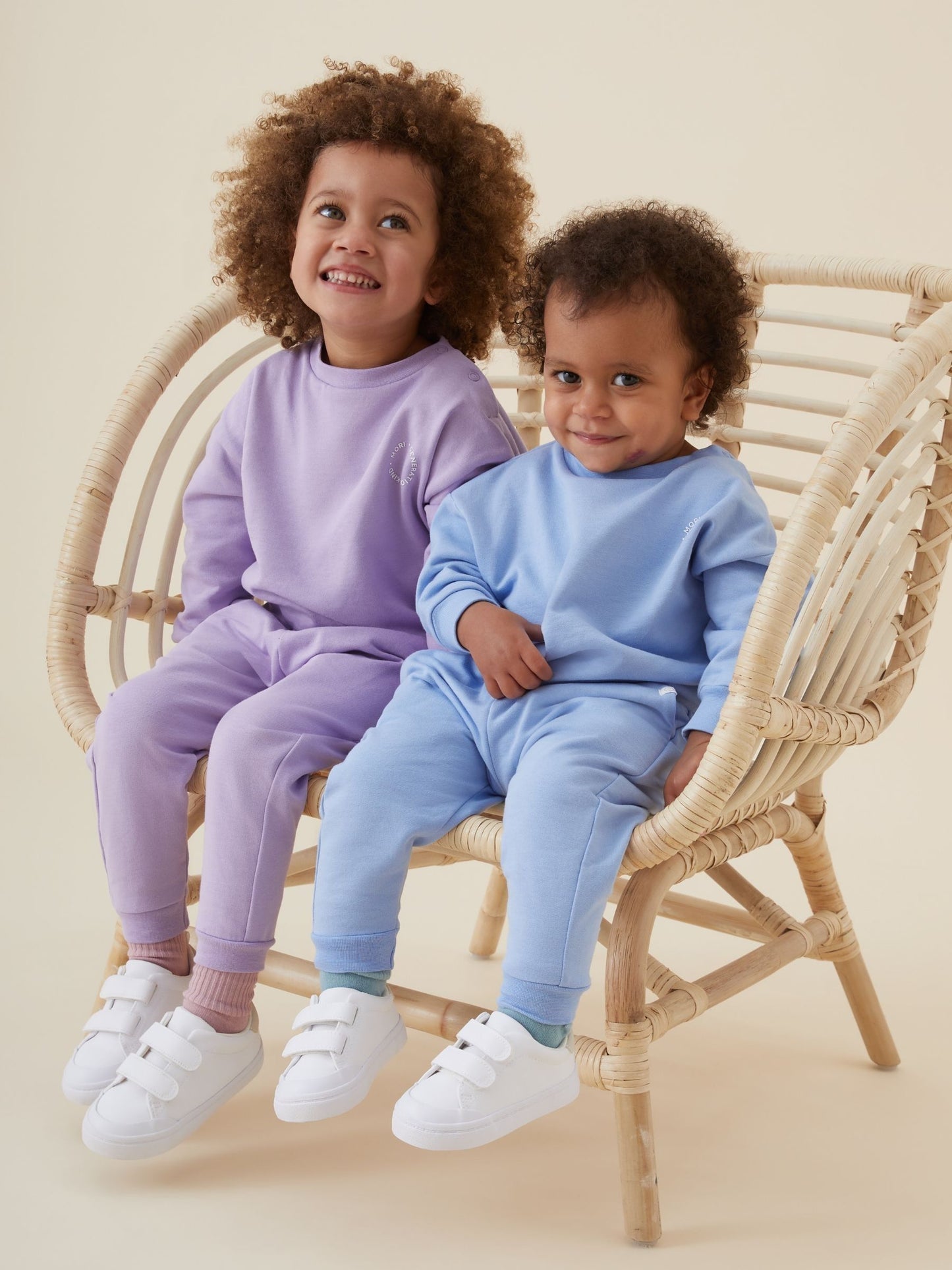 MORI Purple 100% Cotton Comfy Joggers image 4