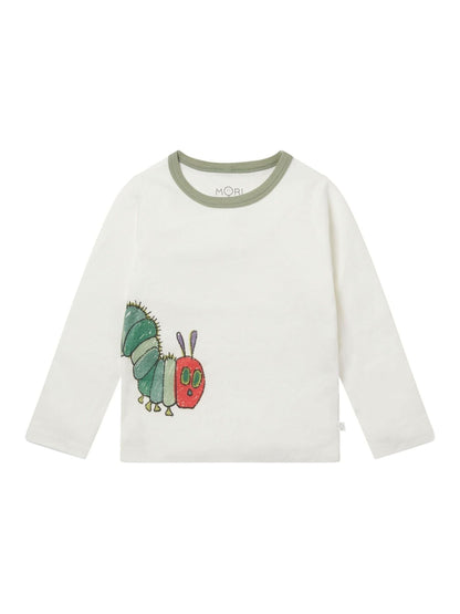 MORI Cream Very Hungry Caterpillar Supersoft Long Sleeve T-Shirt image 2