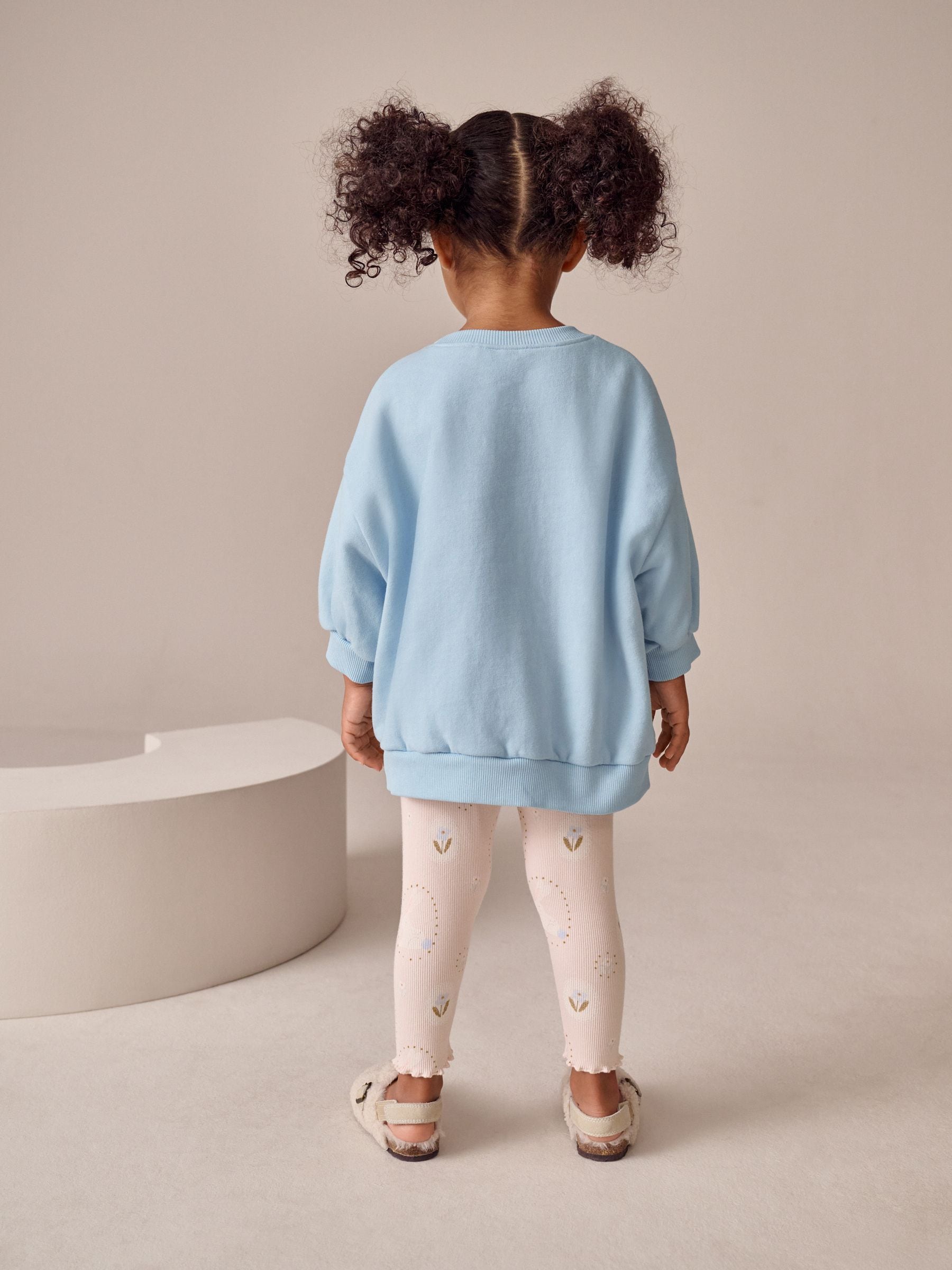 Blue Bow Duck Sweatshirt & Leggings Set (3mths-7yrs) image 3