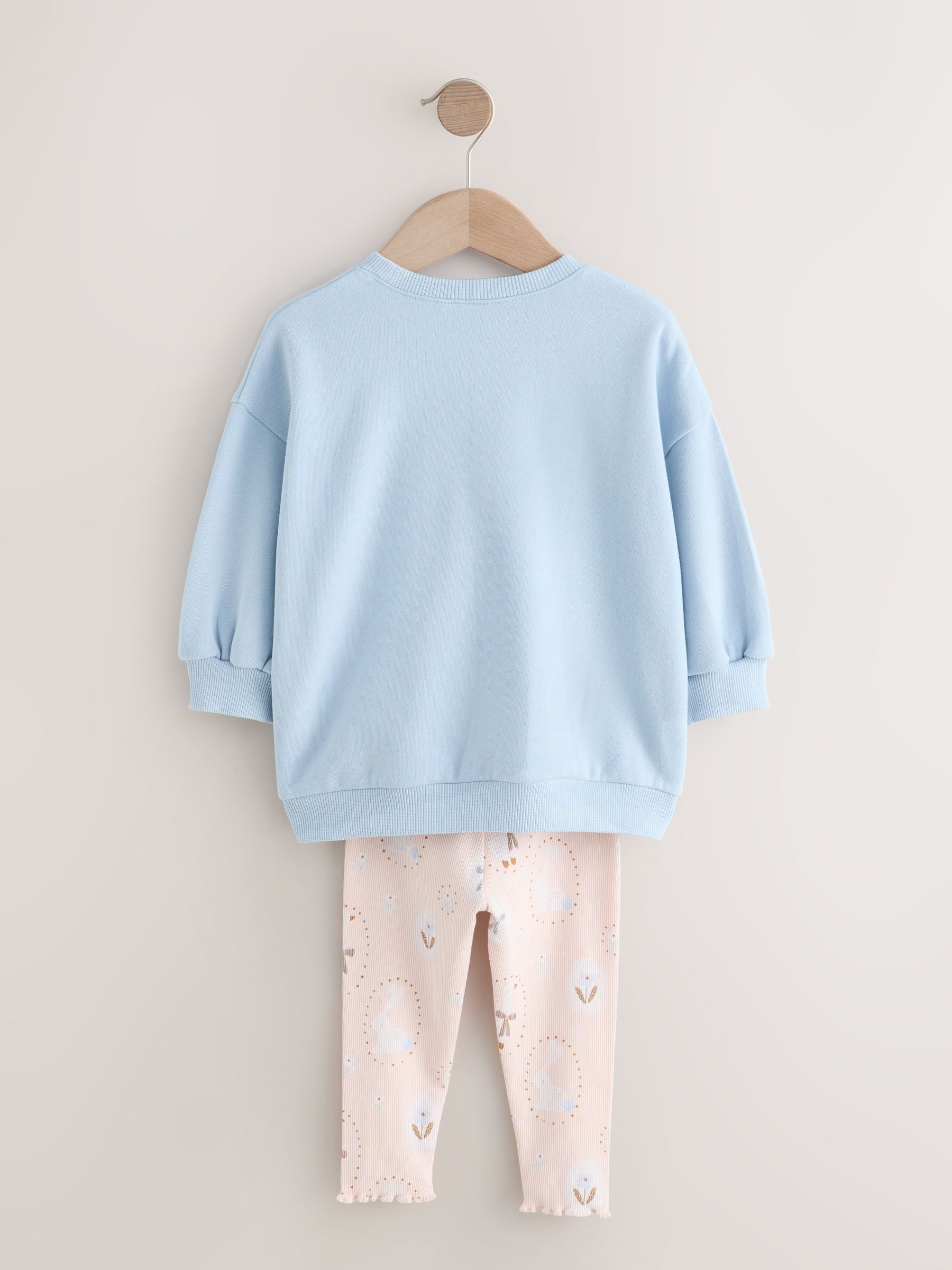 Blue Bow Duck Sweatshirt & Leggings Set (3mths-7yrs) image 5