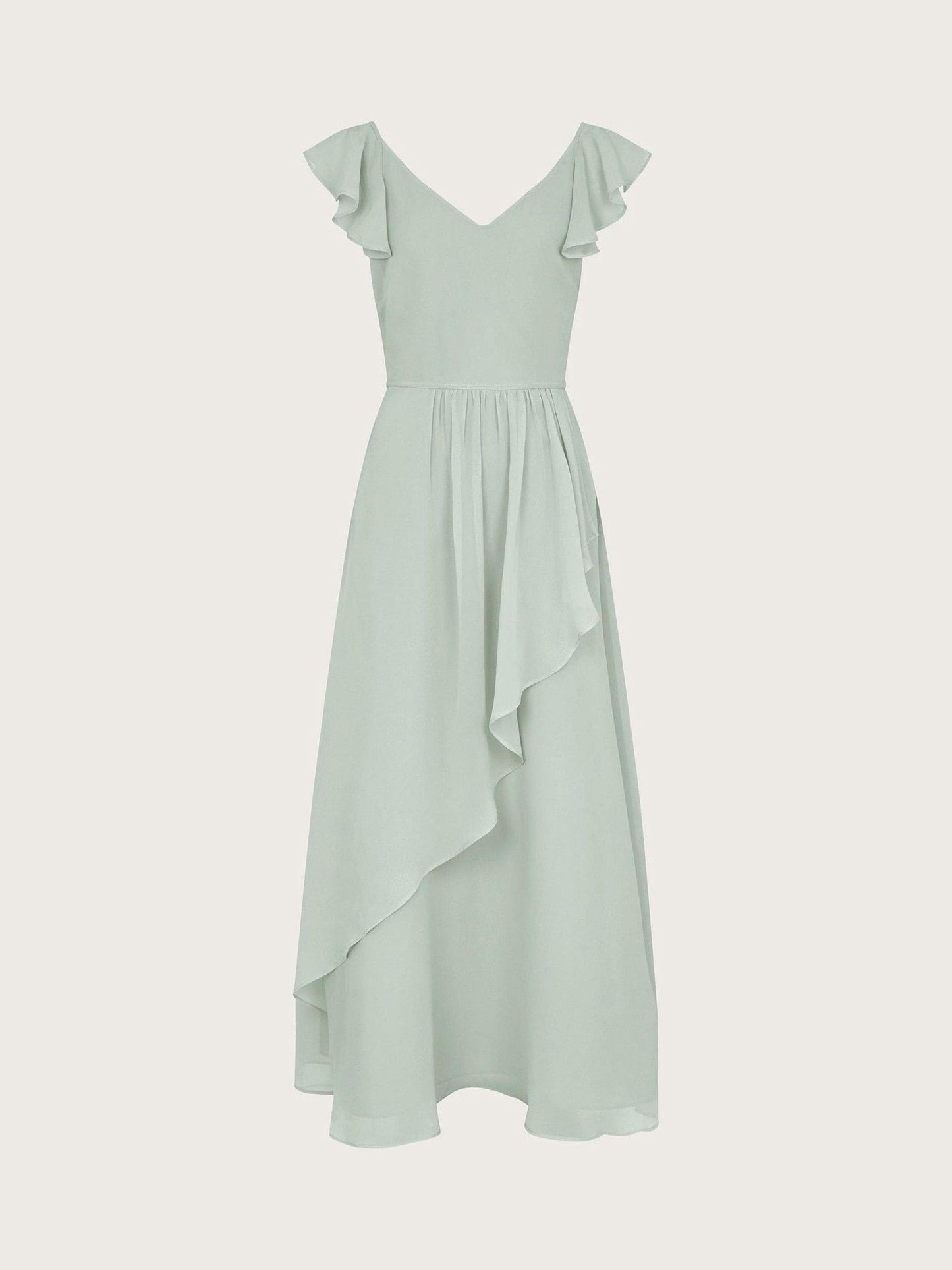 Monsoon Sage Green Monsoon Indi Tie-Back Prom Dress image 2