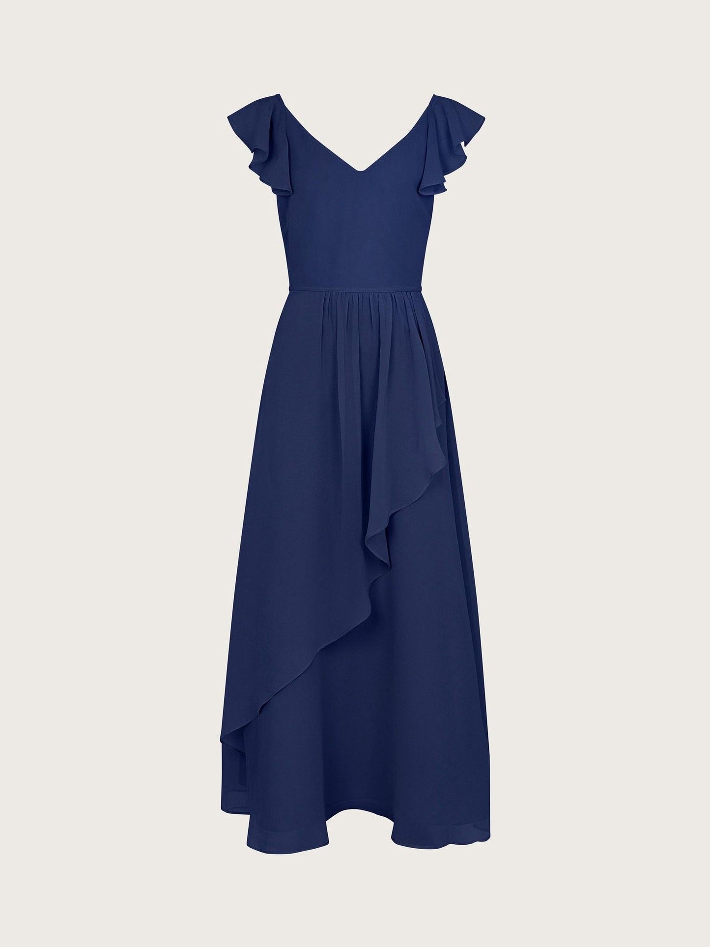 Monsoon Navy Blue Monsoon Indi Tie-Back Prom Dress image 2