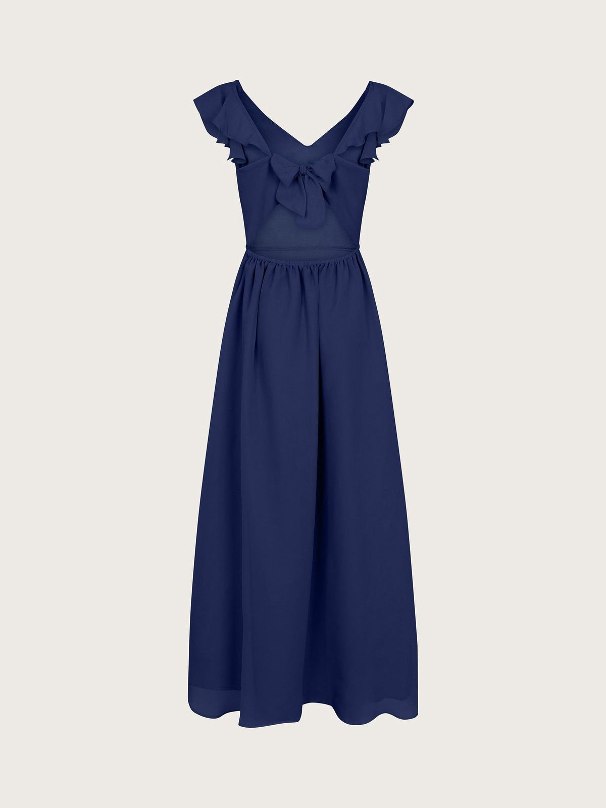 Dsiney Kidz - Monsoon Navy Blue Monsoon Indi Tie-Back Prom Dress image 3
