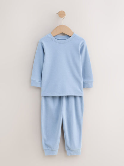 Blue/Navy/Grey Relaxed Fit Pyjamas 3 Pack (9mths-12yrs) image 8
