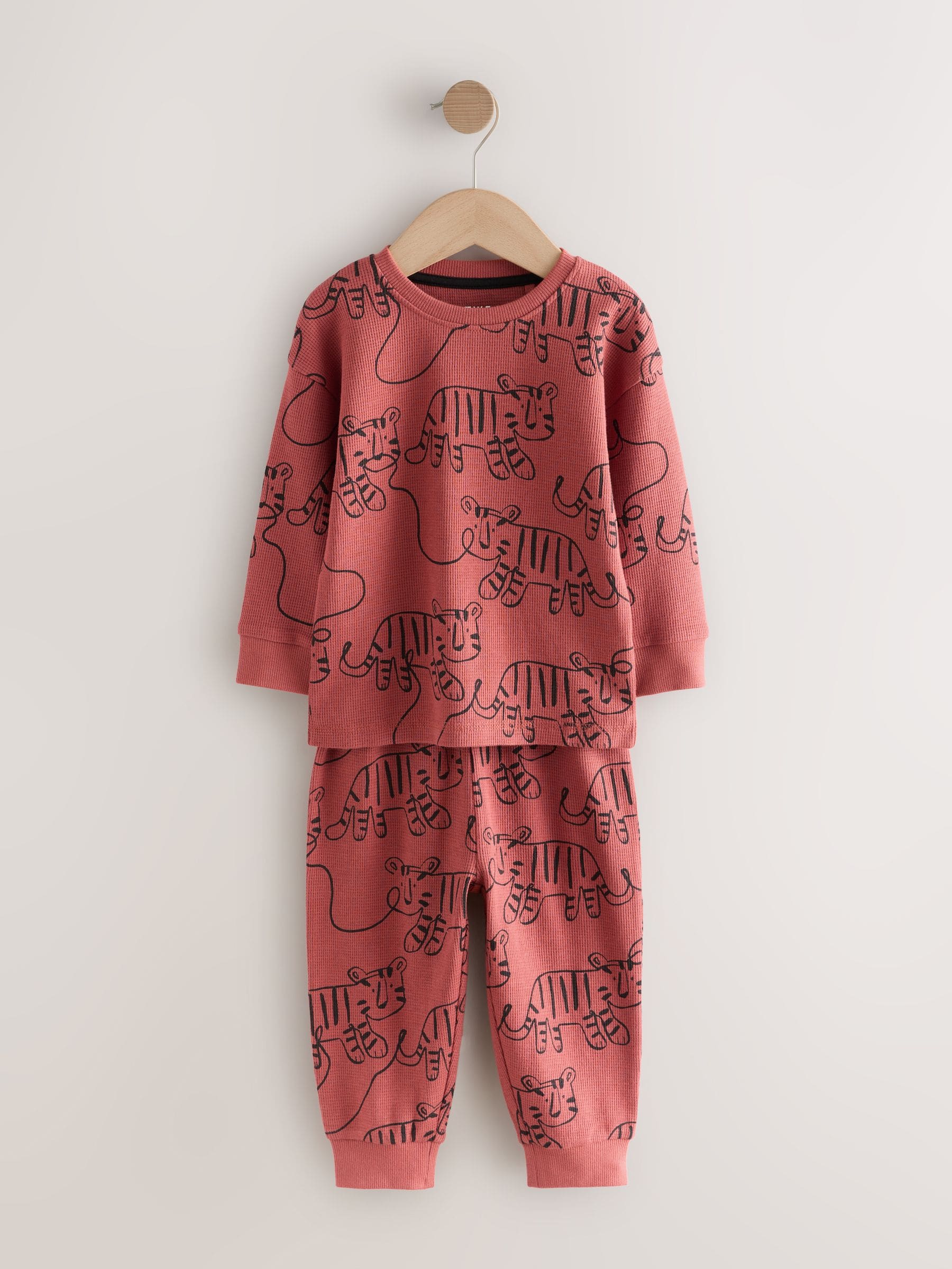 Red/Blue/Purple Oversized fit Pyjamas 3 Pack (9mths-10yrs) image 8