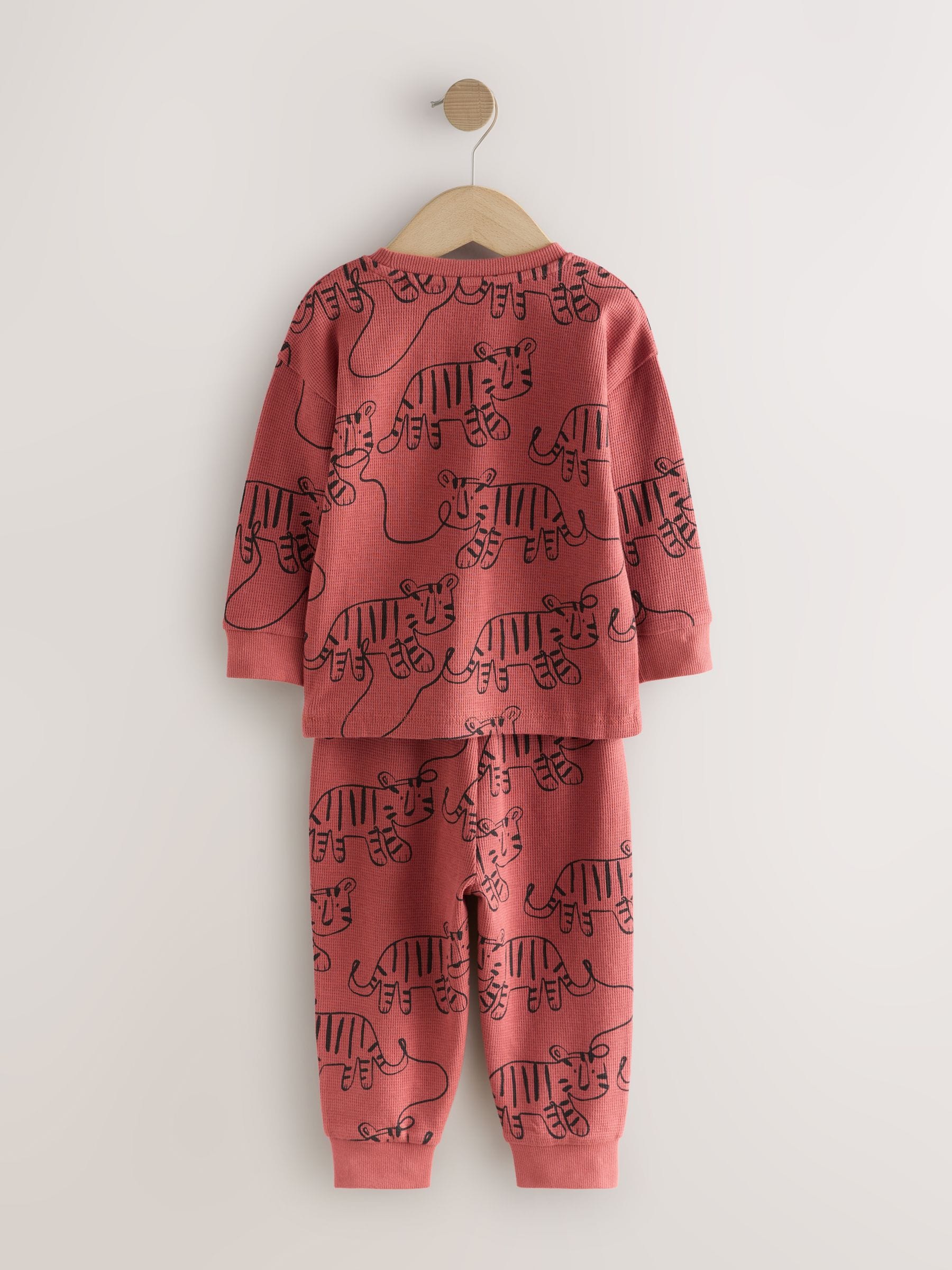 Red/Blue/Purple Oversized fit Pyjamas 3 Pack (9mths-10yrs) image 9