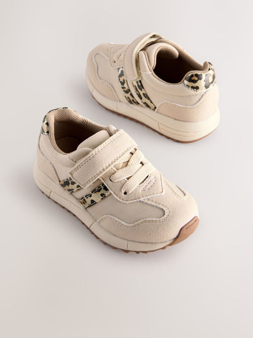 Neutral Animal Elastic Lace Touch Fastening Trainers image 1