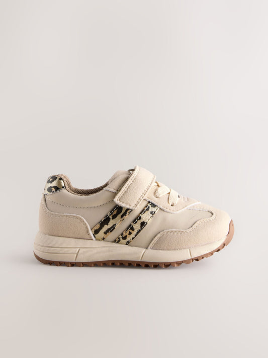 Neutral Animal Elastic Lace Touch Fastening Trainers image 2