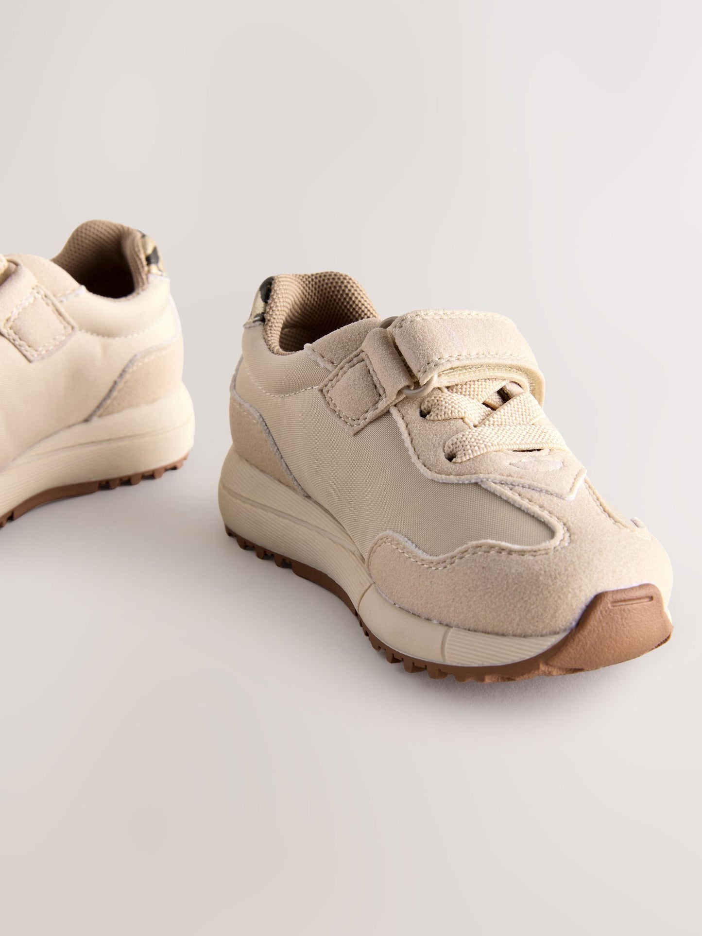 Neutral Animal Elastic Lace Touch Fastening Trainers image 5