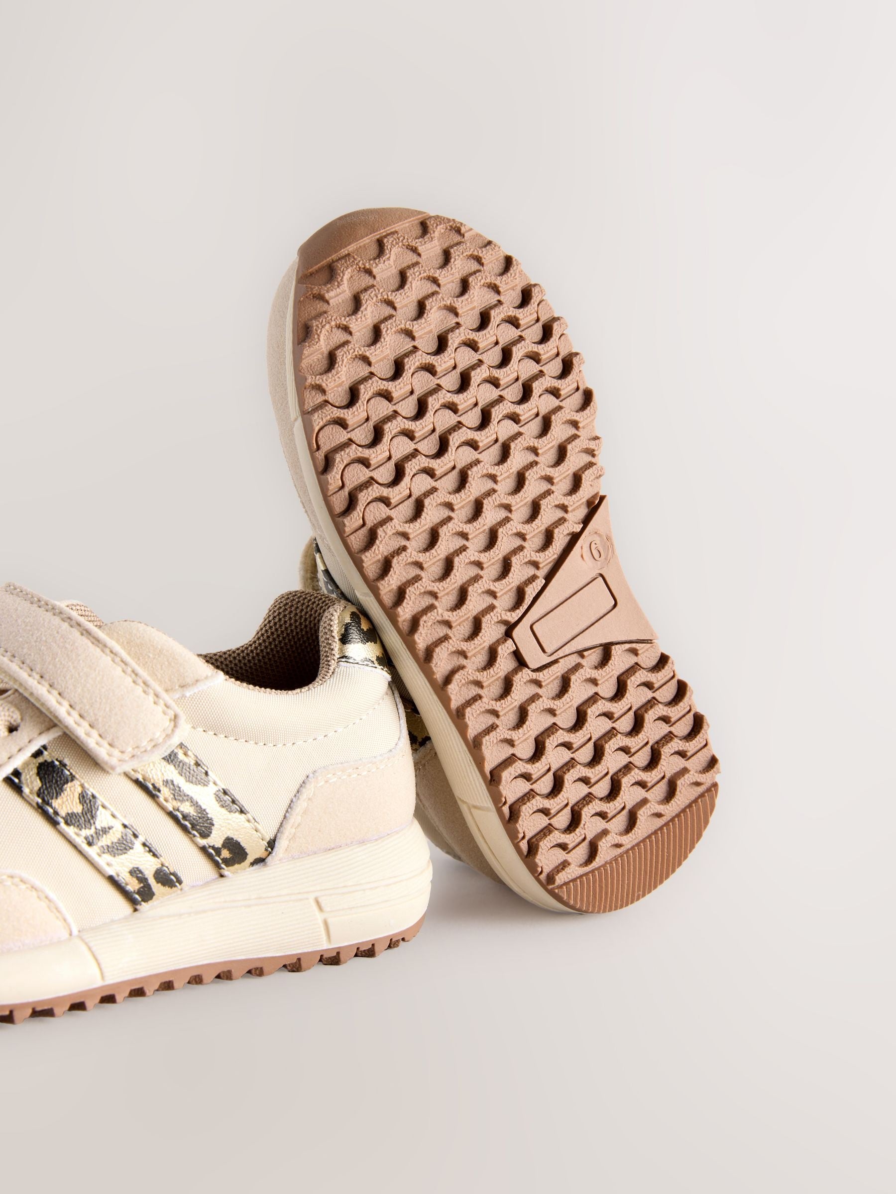 Neutral Animal Elastic Lace Touch Fastening Trainers image 6