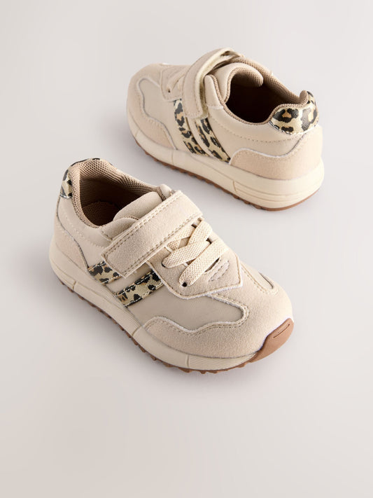 Neutral Animal Elastic Lace Touch Fastening Trainers image 1