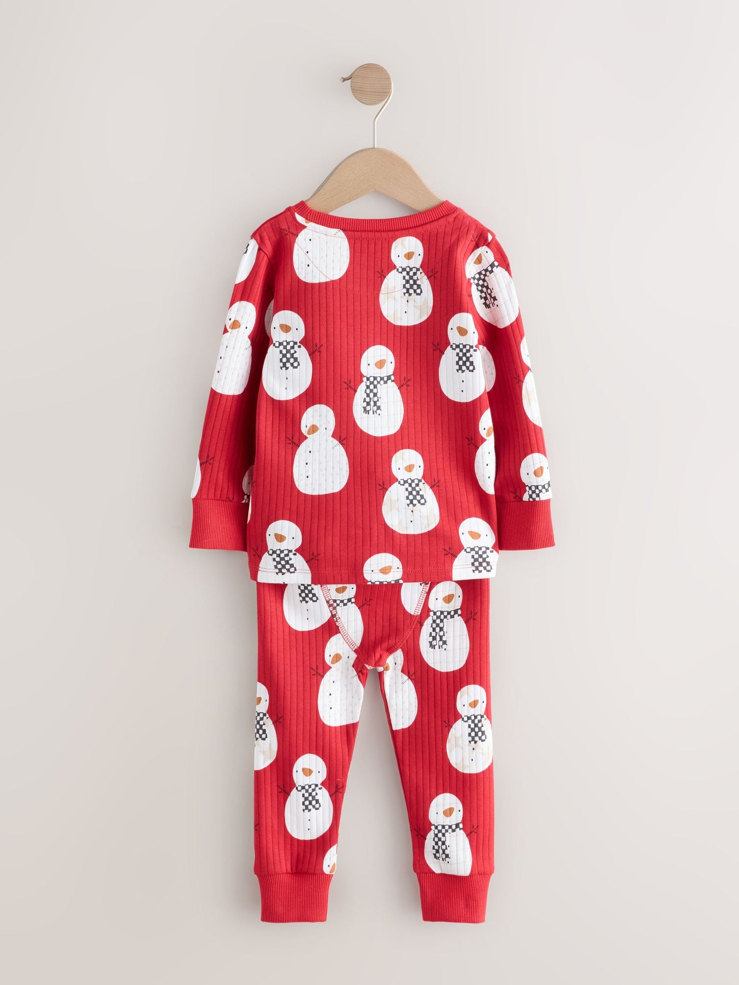 Red Christmas Snuggle Pyjamas 3 Pack (9mths-10yrs)