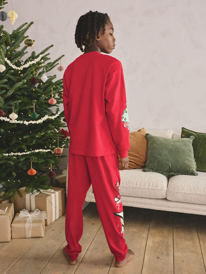 Black/Red/Yellow Graffiti Single Christmas Pyjamas (3-16yrs) - image 2