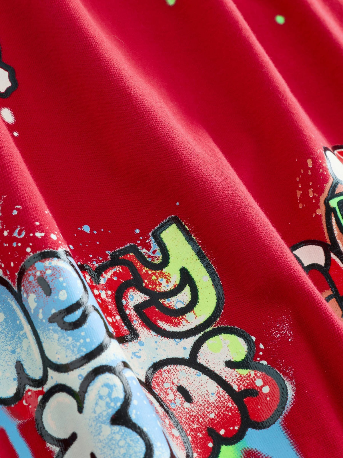 Black/Red/Yellow Graffiti Single Christmas Pyjamas (3-16yrs) - image 6