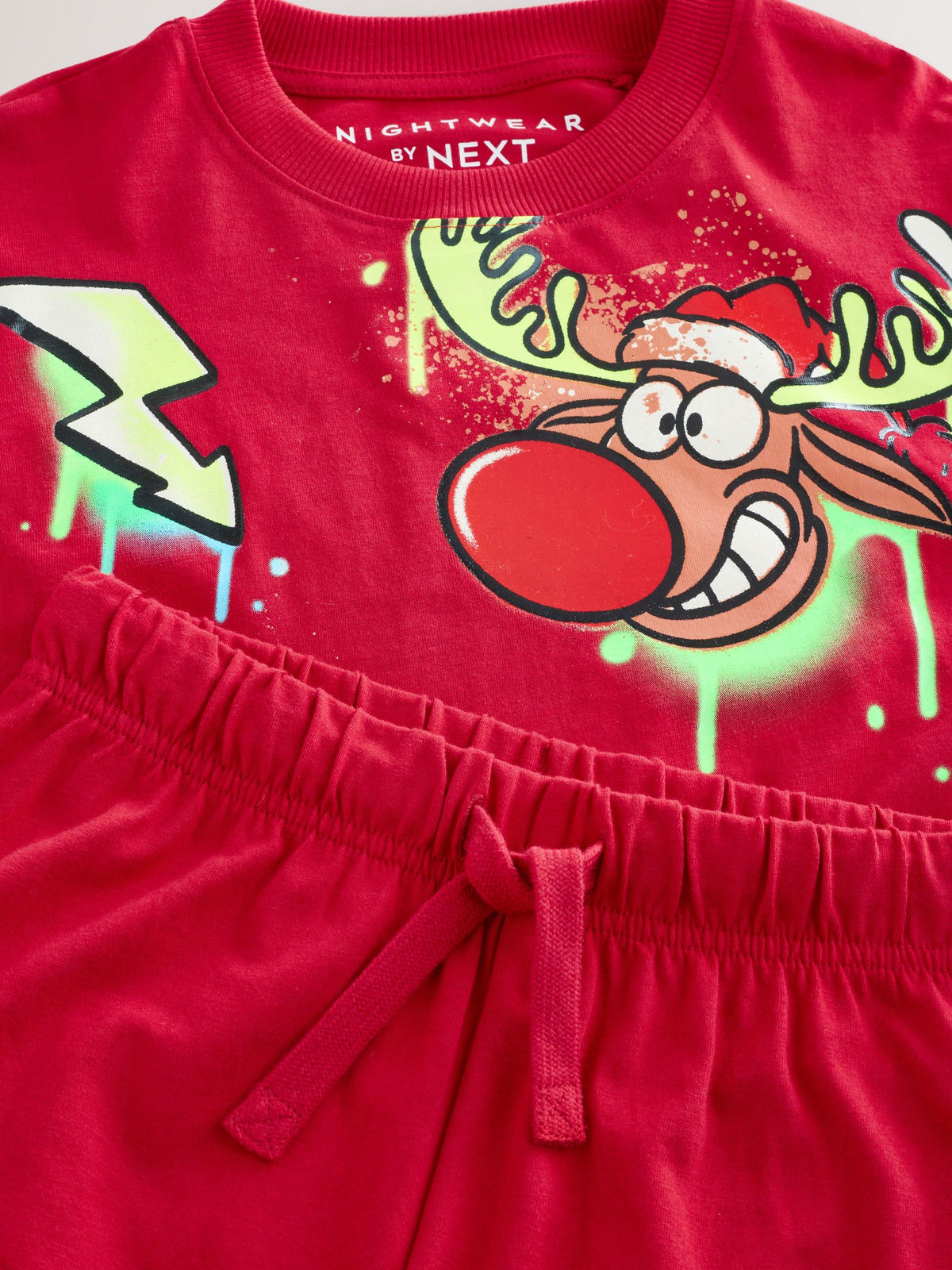 Black/Red/Yellow Graffiti Single Christmas Pyjamas (3-16yrs) - image 7