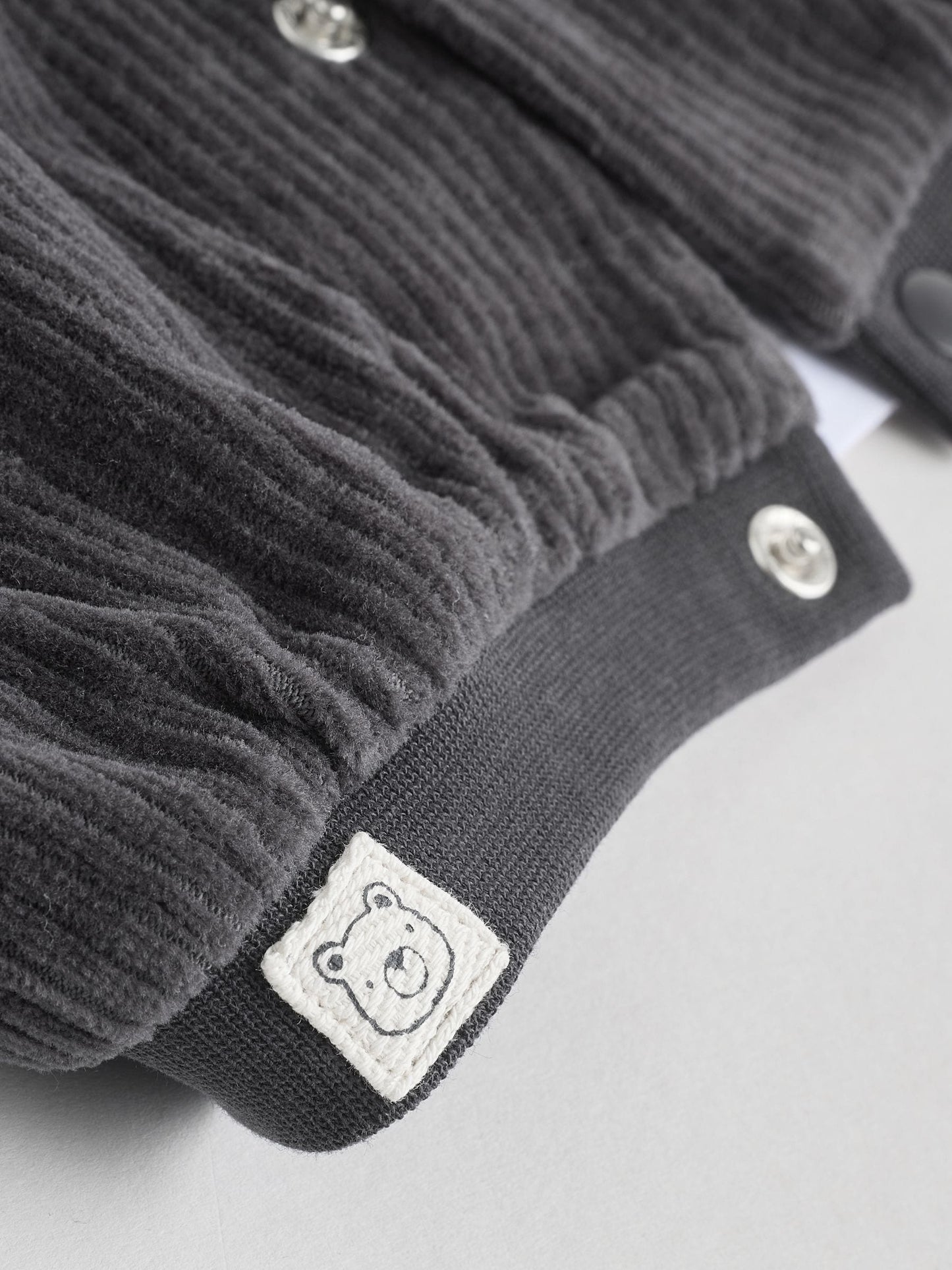 Black/White Baby Velour Jacket, Top and Joggers  Set (0mths-2yrs)