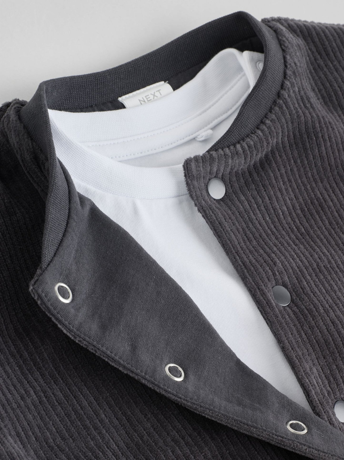 Black/White Baby Velour Jacket, Top and Joggers  Set (0mths-2yrs)