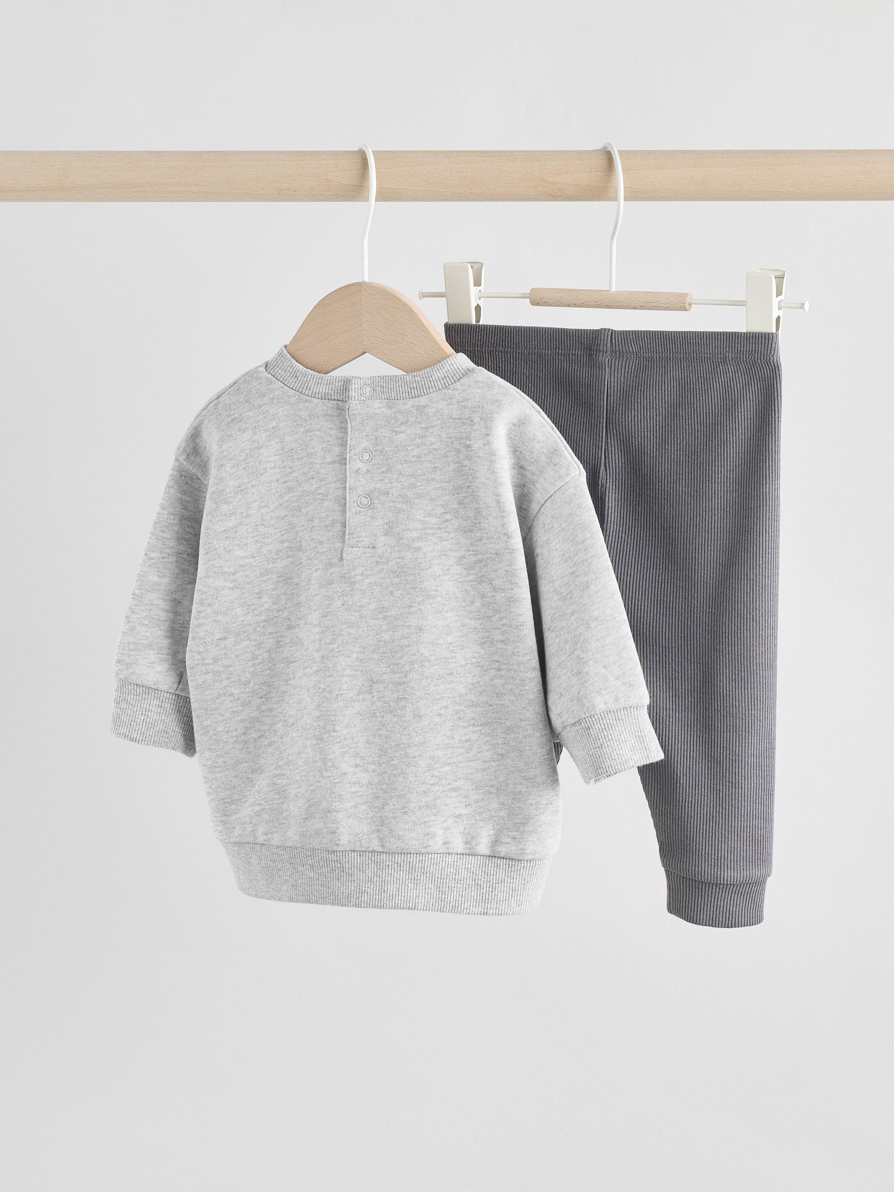 Mono Little Man Baby Sweatshirt and Leggings Set (0mths-3yrs) image 4
