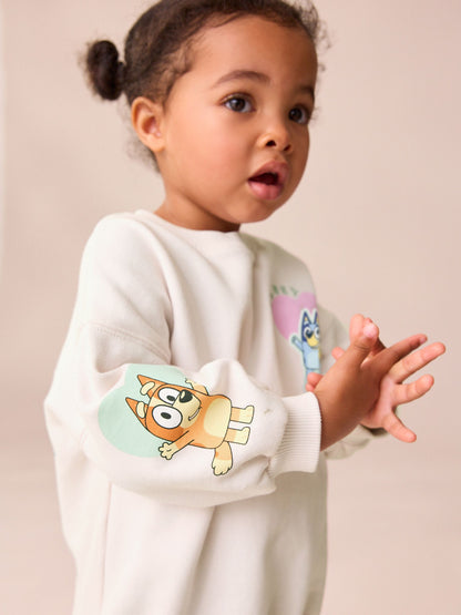 Cream Bluey Sweatshirt & Leggings Set (12mths-7yrs) image 4