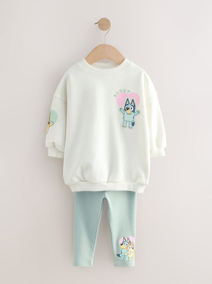 Cream Bluey Sweatshirt & Leggings Set (12mths-7yrs) image 6