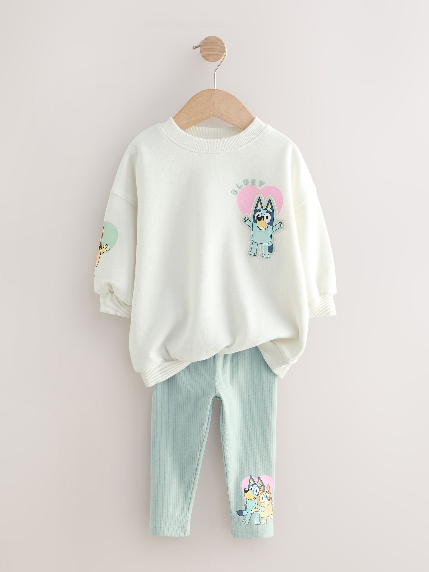 Cream Bluey Sweatshirt & Leggings Set (12mths-7yrs) image 7