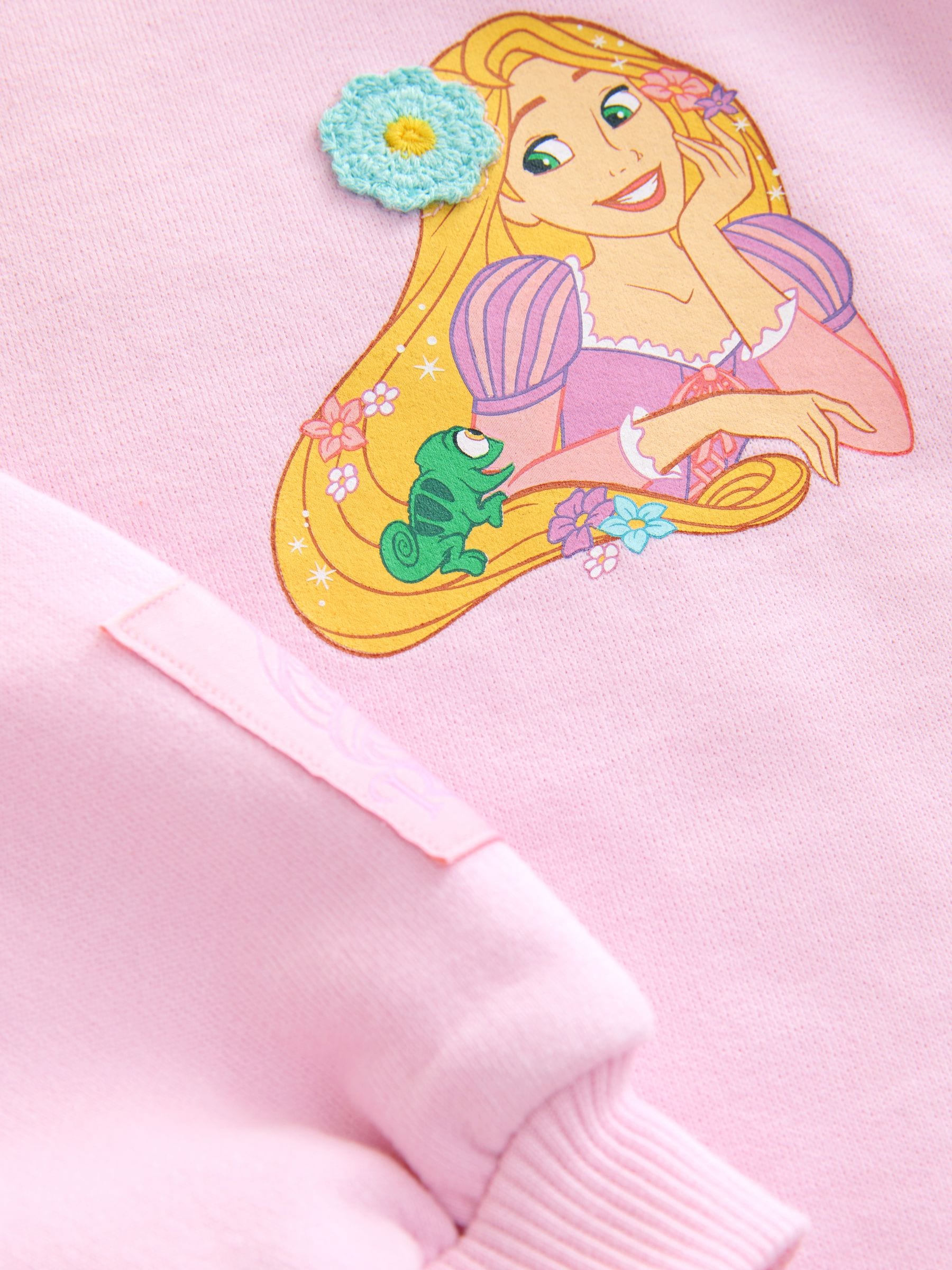 Pink Rapunzel Disney Princess Sweatshirt & Flare Leggings Set (3mths-7yrs) image 9