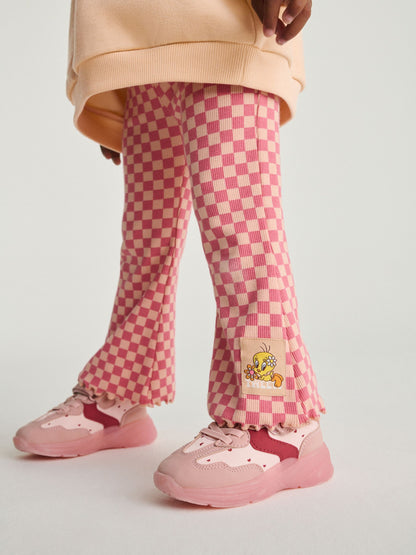 Peach Pink Tweety Sweatshirt & Flare Leggings Set (3mths-7yrs) image 5